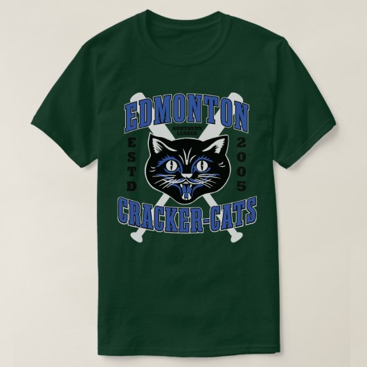 T-shirt CrackerCats d'Edmonton (Design devant)