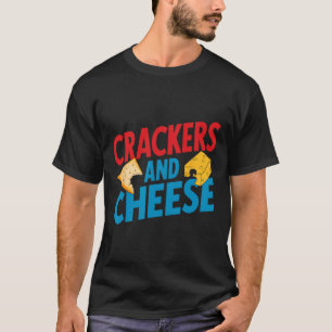 T-shirt Crackers Et Fromage Correspondant Vintage Hallowee