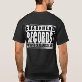 T-shirt crackheadrecordslogo2cv (Dos)