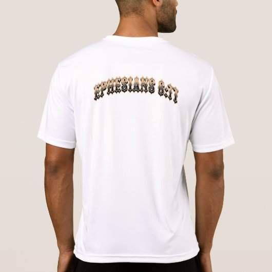 T-shirt Cracks Dans Votre Fondation Éphésiens 6:11 (Dos)