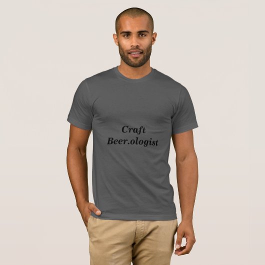 T-shirt Craft Beer.ologist (Devant entier)