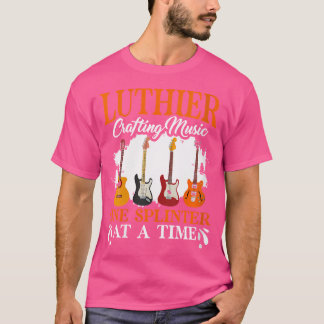 T-shirt Crafting Music - Guitariste Fixateur de guitare ac