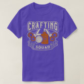 T-shirt Crafting Squad Creative Needlework  (Design devant)