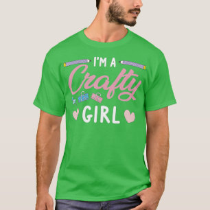 T-shirt Crafty Scrapbooking Girl Book Lover