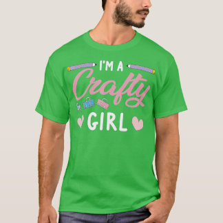 T-shirt Crafty Scrapbooking Girl Book Lover