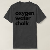 T-shirt craie d'oxygène (Design devant)