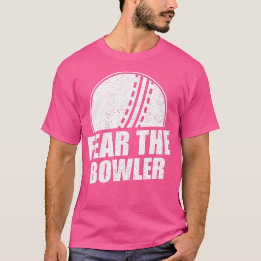 T-shirt Craie Le Cricket Bowler (Devant)