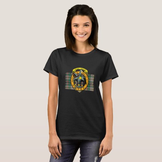 T-shirt Craig Clan Scottish Crest et Tartan (Devant entier)