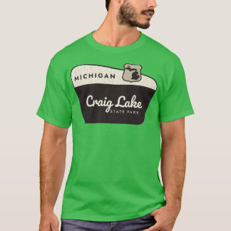 T-shirt Craig Lake State Park Michigan Affiche de bienvenu