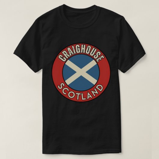 T-shirt Craighouse, Écosse (Design devant)