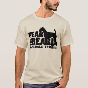 T-shirt Craignez la barbe - Airedale Terrier