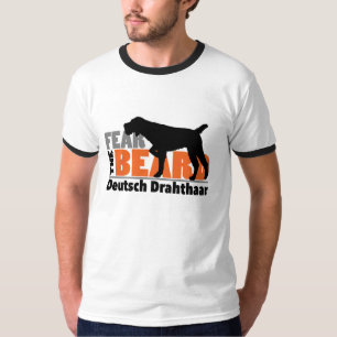 T-shirt Craignez la barbe - Allemand Drahthaar