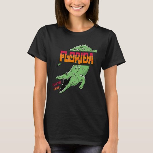 T-shirt Craignez Le Gator De La Chompe (Devant)