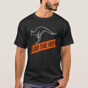 T-shirt Craignez le saut pour un kangourou wallaby