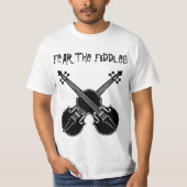 T-shirt Craignez les violons (Devant)