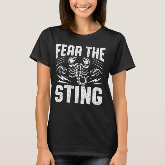 T-shirt Craignez l'scorpion (Devant)