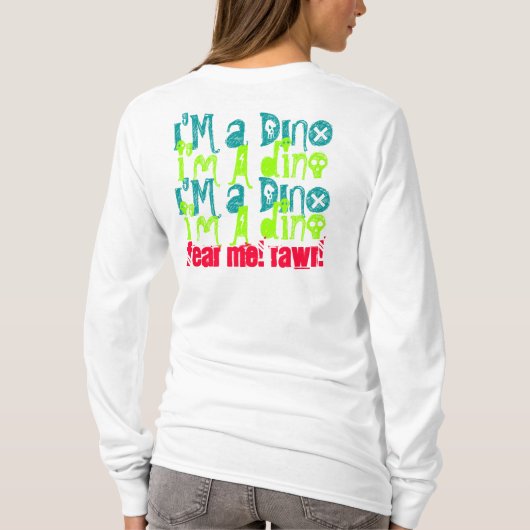 T-shirt Craignez-moi ! Rawr ! (Dos)