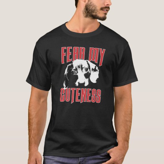 T-shirt Craignez mon Beagle mignon (Devant)