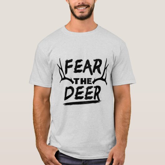 T-SHIRT CRAINDRE LE CERF (Devant)