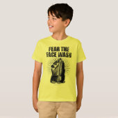 T-shirt Craindre Le Lavage Visage (Hockey) (Devant entier)