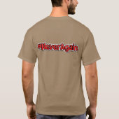 T-shirt craindre mon vote (Dos)
