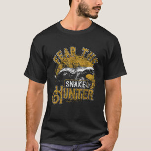 T-shirt Crainte Chasseur De Serpent Cadeaux Animaux Vintag