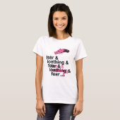 T-shirt Crainte et répugnance (Devant entier)