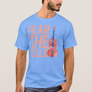 T-shirt Crainte Le Cellist Musicien Cello
