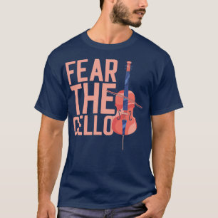 T-shirt Crainte Le Cellist Musicien Cello
