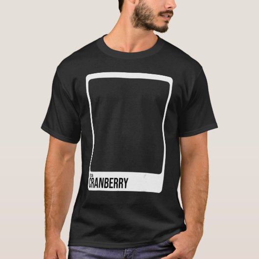 T-shirt Cranberry Paint Swatch Costume Famille Groupe Hall (Devant)