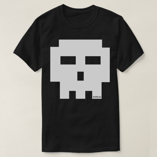 T-shirt Crâne 8bits de pèlerin (Design devant)