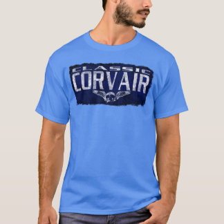 T-shirt Crâne à ailes par classique bleu de Chevy Corvair