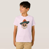 T-shirt Crâne à sucre avec Casquette Dia de Muertos | Chem (Devant entier)