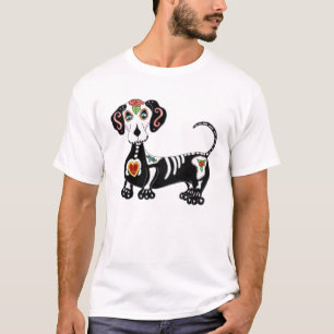 T-shirt Crâne à sucre Dachshund