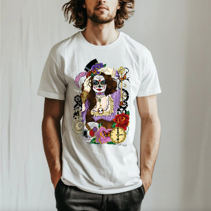 T-shirt Crâne à sucre Steampunk
