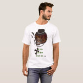 T-SHIRT CRÂNE AFRO FOU (Devant entier)