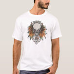 T-shirt Crâne ailé coloré<br><div class="desc">Design unique de crâne ailé avec couleurs cool</div>