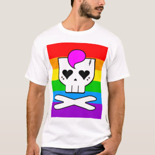 T-shirt Crâne Arc-en-Ciel Rave Kawaii