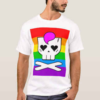 T-shirt Crâne Arc-en-Ciel Rave Kawaii