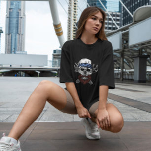 T-shirt Crâne avec barbe