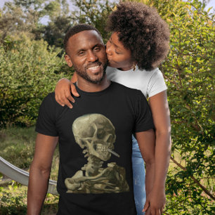 T-shirt Crâne avec cigarette allumée de Vincent van Gogh