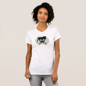 T-shirt Crâne avec couronne (Devant entier)