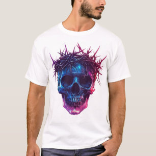 T-shirt Crâne avec couronne d'épines