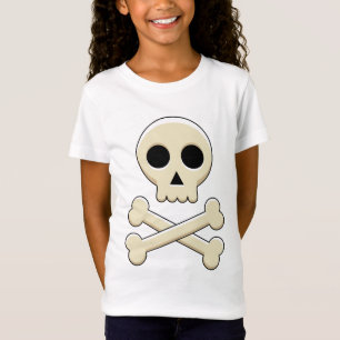 T-Shirt Crâne avec des os