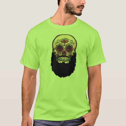 T-shirt Crâne barbu (Devant)