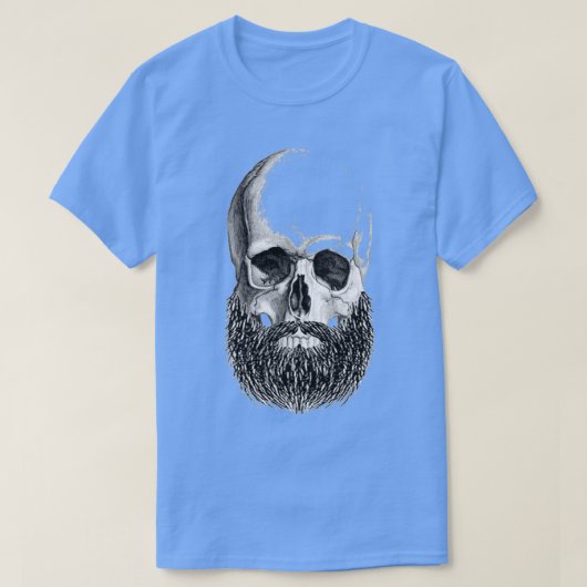 T-shirt crâne barbu 2 (Design devant)