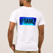 T-shirt Crâne bleu d'haltère de Psychdelic (Dos)