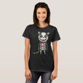 T-shirt Crâne Chat Sugar Crâne Calavera Dia De Los Muertos (Devant entier)