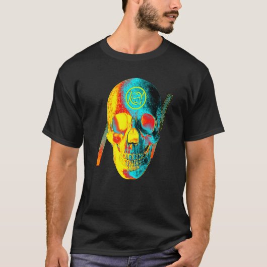 T-shirt Crâne Chaud Froid (Devant)