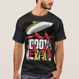 T-shirt Crâne Cinco De Mayo Sombrero Fiesta Crâne mexicain